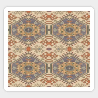 Turkish Kilim Textured Pattern Sticker